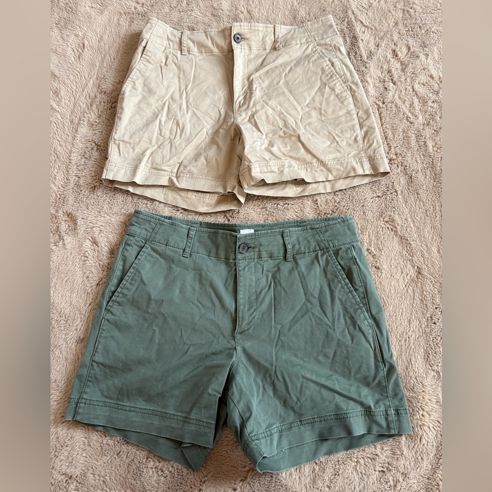 Gap 5” inseam short bundle, Women’s 6